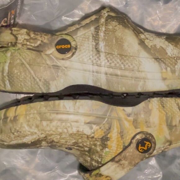 CROCS x Realtree APX Classic Lined Clog Unisex W10 M8 Camo Hiking Lounging NEW - Picture 10 of 11